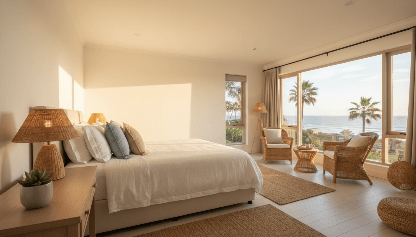 Resort room view of Caribbean Sea
